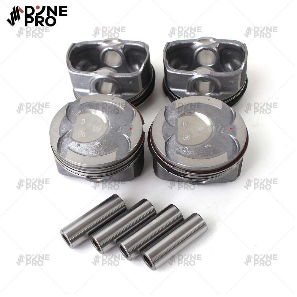 4PCS Engine Piston & Rings Kit FITS Hyundai Kia Accent Rio 1.6L DOHC 2012-2017