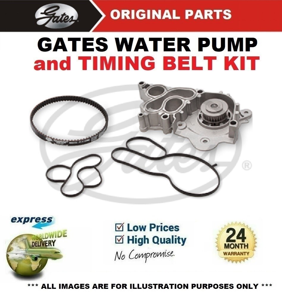 GATES WATER PUMP & TIMING BELT KIT for AUDI A5 1.4 TFSI 2016->