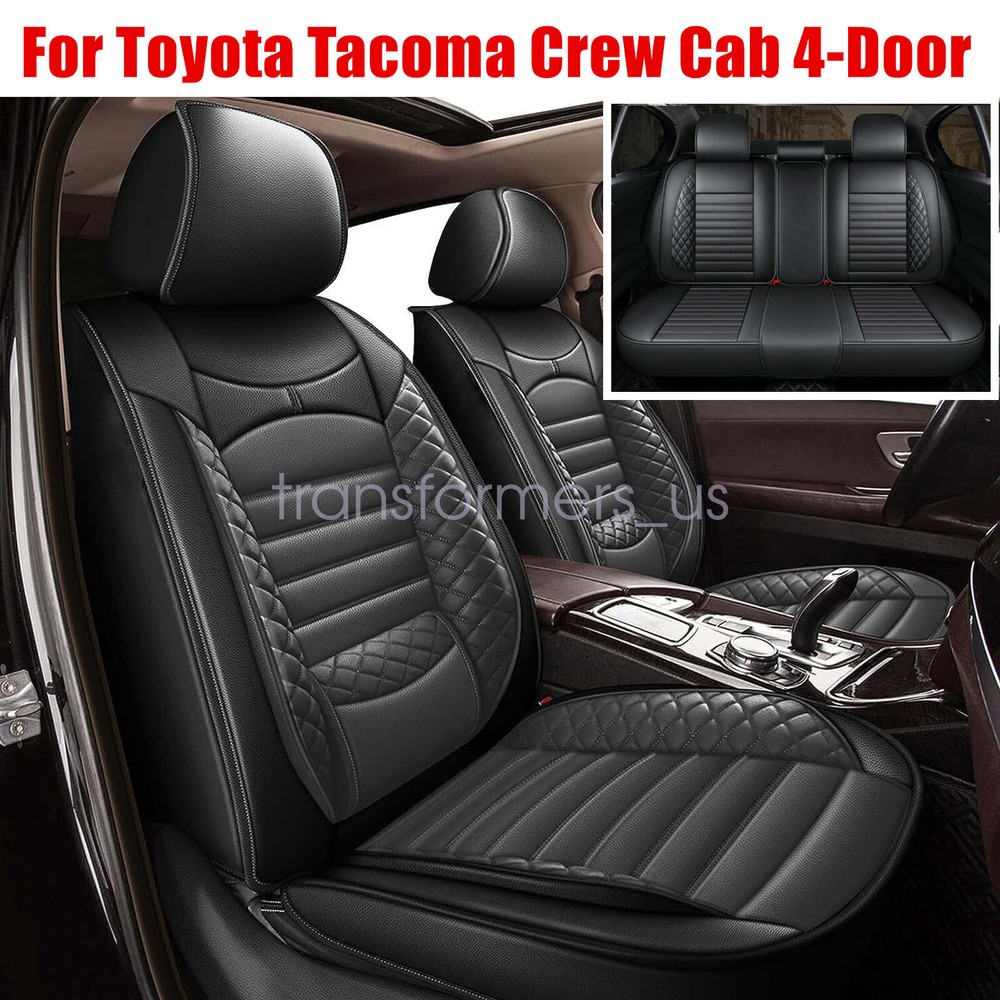 Car 5 Seat Covers Full-Surround Set Fit For Toyota RAV4 PU Leather US