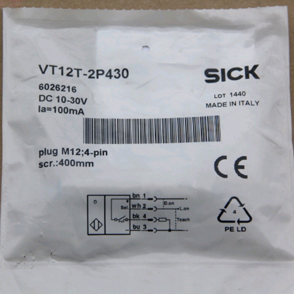one new sick VT12T-2P430 Photoelectric switch sensor Fast Delivery