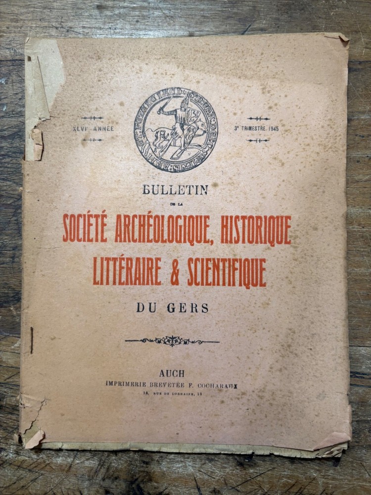 BULLETIN - Société Archéologique du Gers - 1945