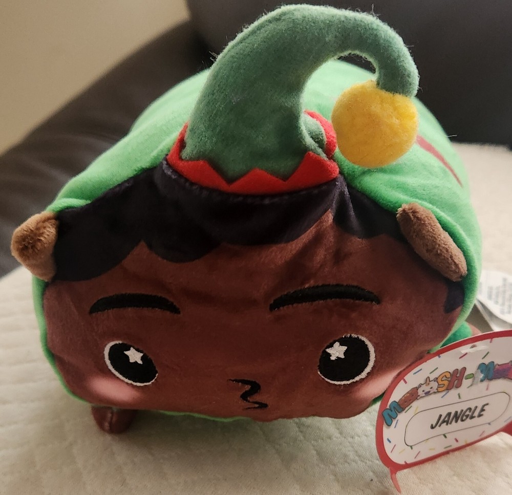 NWT Moosh Moosh Stuffed Soft Plush Buddies. Elf Jangle. SPOTLESS!!