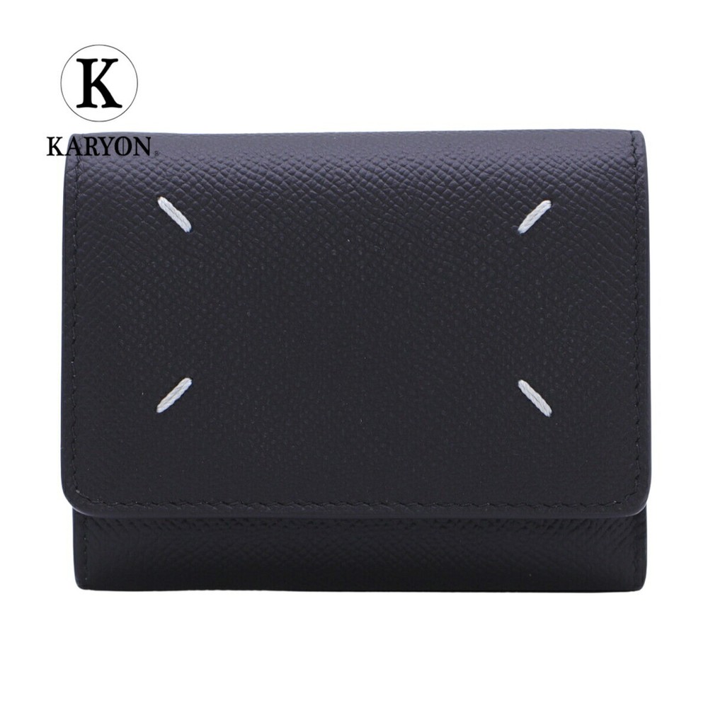 Maison Margiela Maison Margiela Three Fold Wallet Black Tri Fold SA3UI0017P474