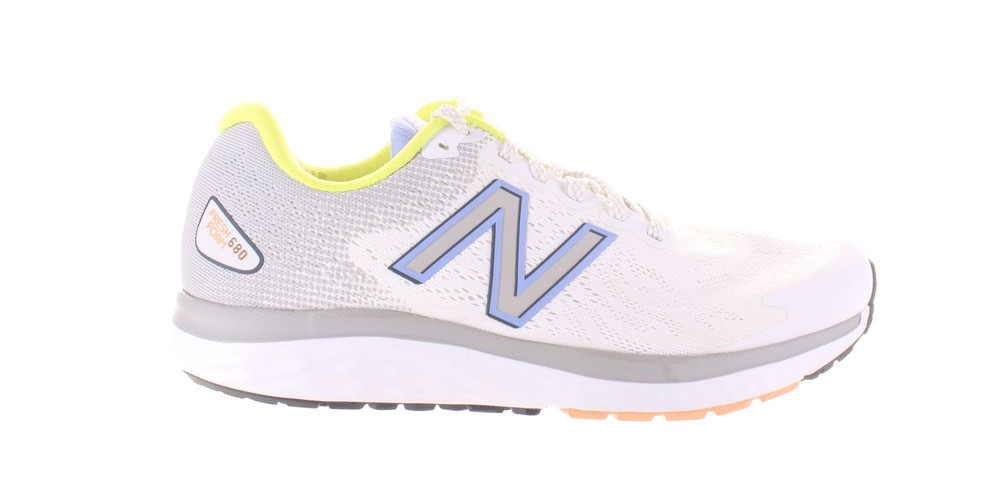 New Balance Womens W680ch7 White Running Shoes Size 9 (7772260)