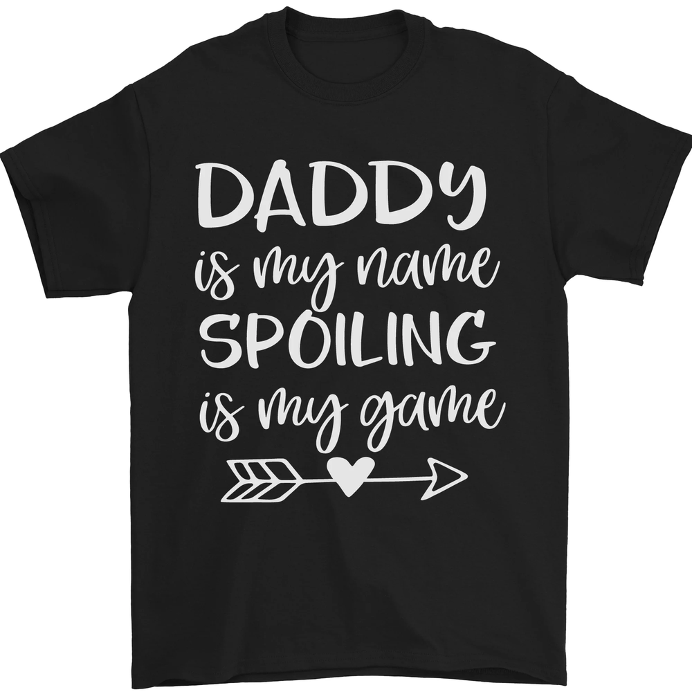 Fathers Day Daddy Is My Name Funny Dad Mens T-Shirt 100% Cotton-image