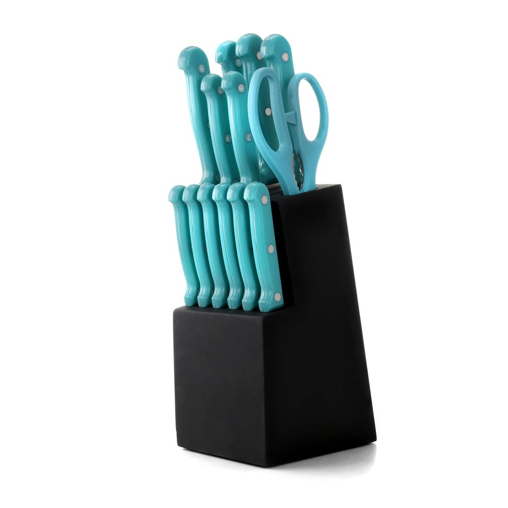 14 Piece Cutlery Set in Teal