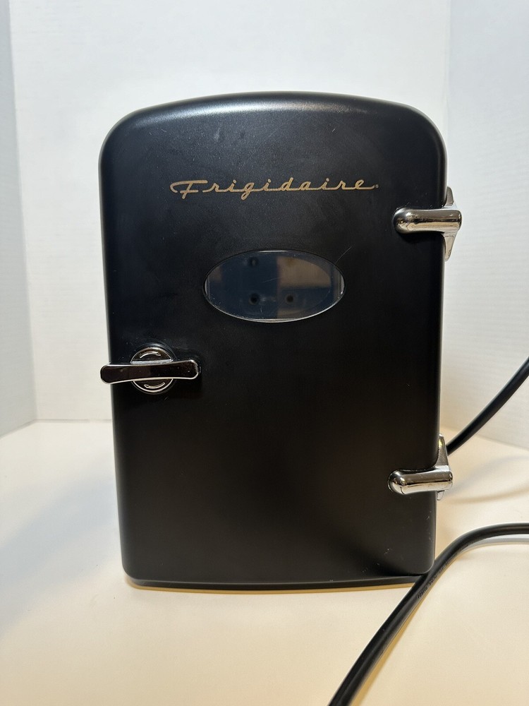 Frigidaire   6 Can Mini Retro Metro Refrigerator - Black- Missing plastic rack