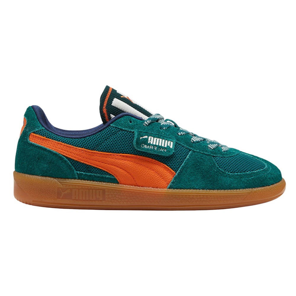 PUMA Palermo Supertifo Mens Green Lace-Up Sneakers Casual Shoes 39818202  