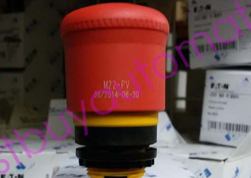 1PC EATON Emergency stop button M22-PV NEW