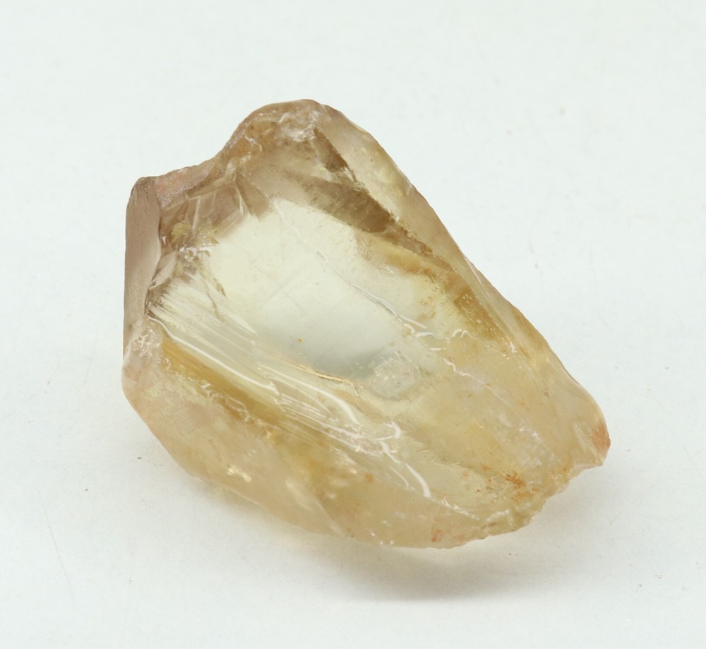 97.10 Ct Certified Natural Yellow Citrine Earth-Mined Faceted Rough Specimen