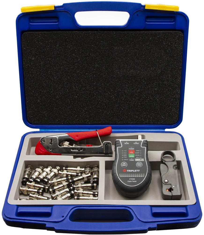 GEM CS-TK00 Universal Compression Tool Kit with BNC Connectors and GWC Wire Cutter