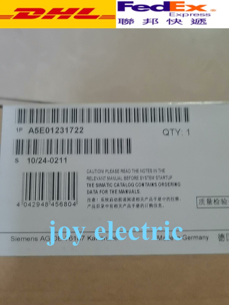 1pc A5E01231722 SIEMENS Modular Power Supply Brand New in Box! Spot Fast Shipping
