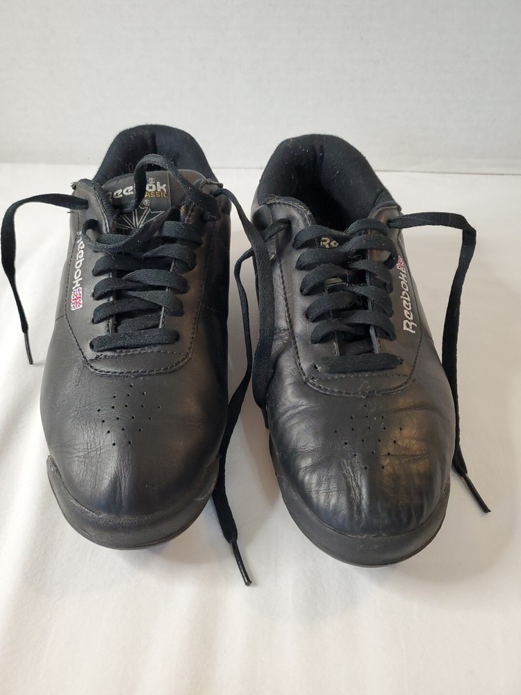 Reebok Womens Princess Sneaker BLACK RA 501 TYI 2-8230  Size 8.5