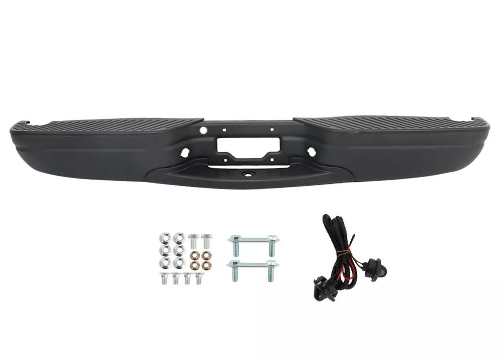 Fit For 1997-2003 Ford F150 Truck 97-03 Steel Rear Step Bumper Assembly Complete