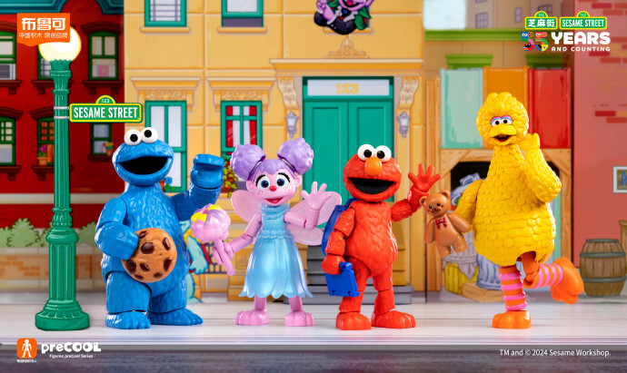 BLOKEES Sesame Street PreCool Series 1st Assembly Figure Model Kit Toys