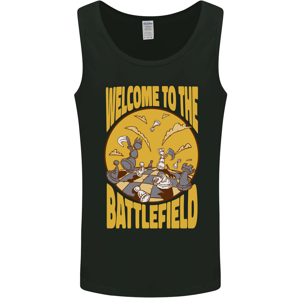 Chess Battlefield Funny Mens Vest Tank Top
