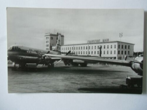Postcard Frankfurt Main Airport Aircraft Pan American (No.643) -III