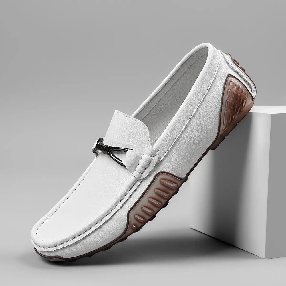 Men's Lightweight Summer Loafers Casual Outdoor Boat Shoes High Quality