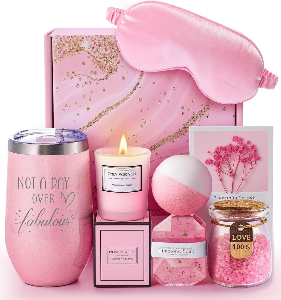 Mothers Day Gifts for Mom, Wife, Women, Girlfriend, Gift Basket Set for Mother-image