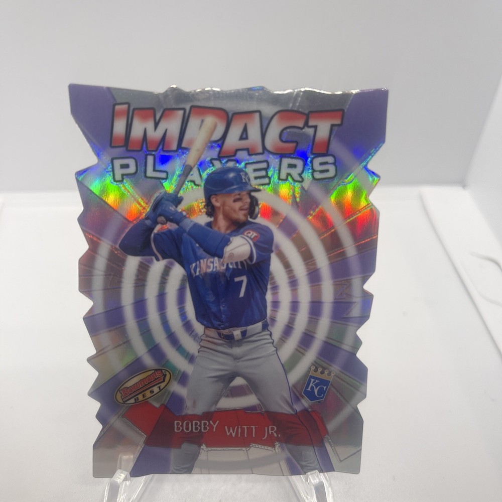 Bobby Witt Jr. Impact Players Insert 2024 Bowman's Best Die-Cut #Ip-5 Royals