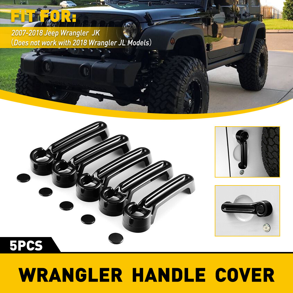 Upgrade Your 2007-2018 Jeep Wrangler JK with Stylish Door Handle Cover Trim