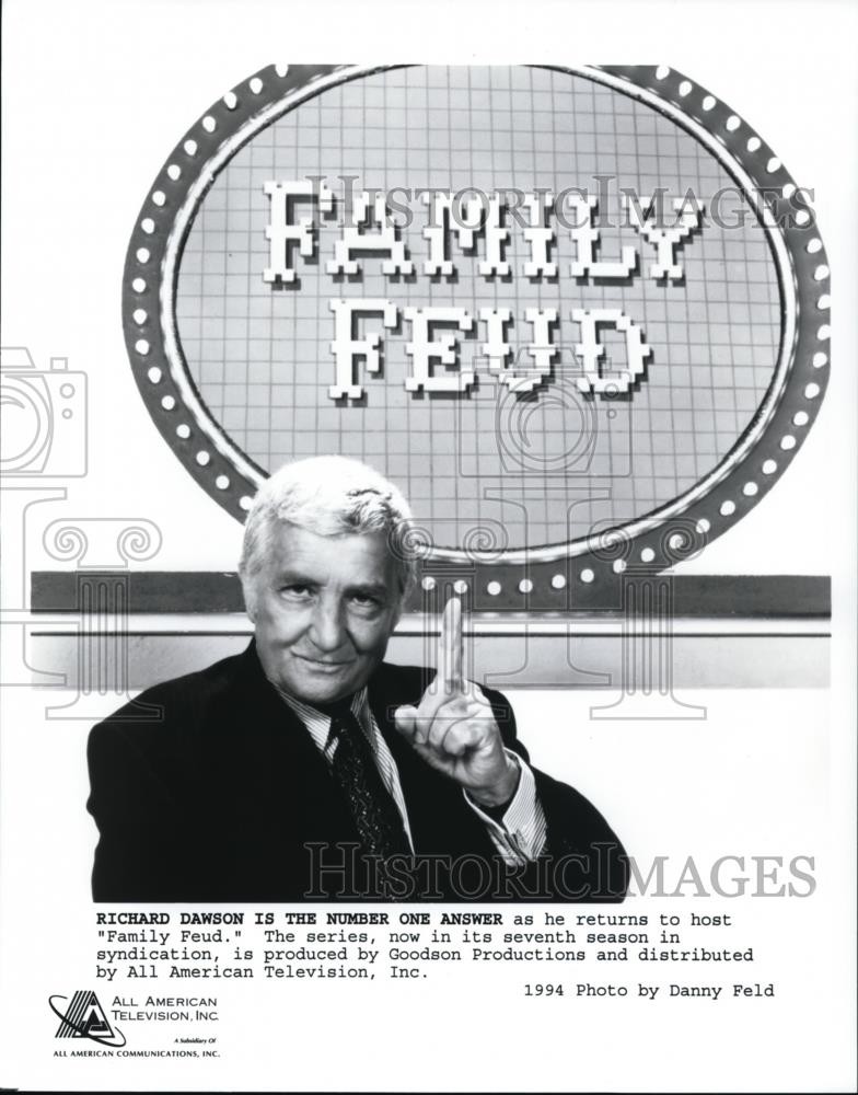 1994 Press Photo Richard Dawson-Family Feud host - cvp97589