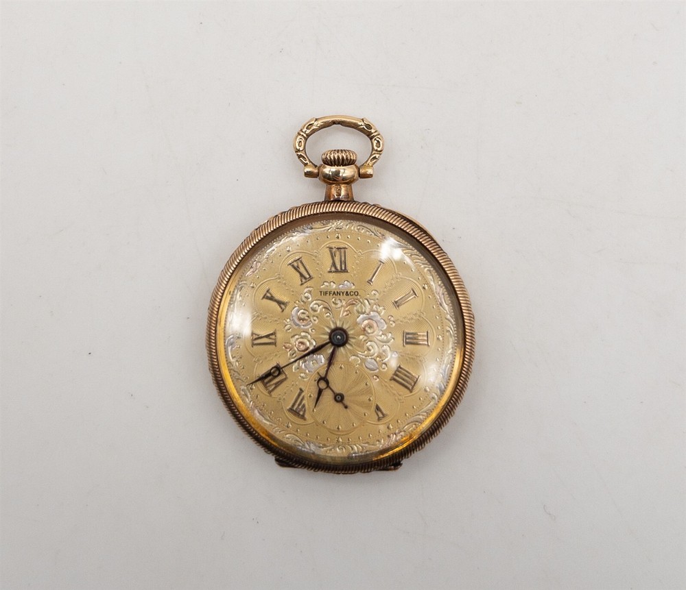 Antique $4000 Tiffany & Co Longines 14k Yellow Gold SZ 6 Ladies Pendant Watch