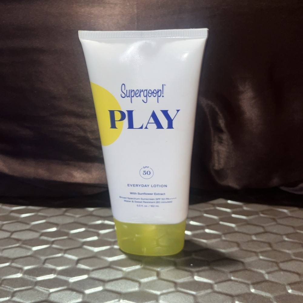 Supergoop! Play Everyday Lotion SPF 50 5.5 fl oz Used No Box