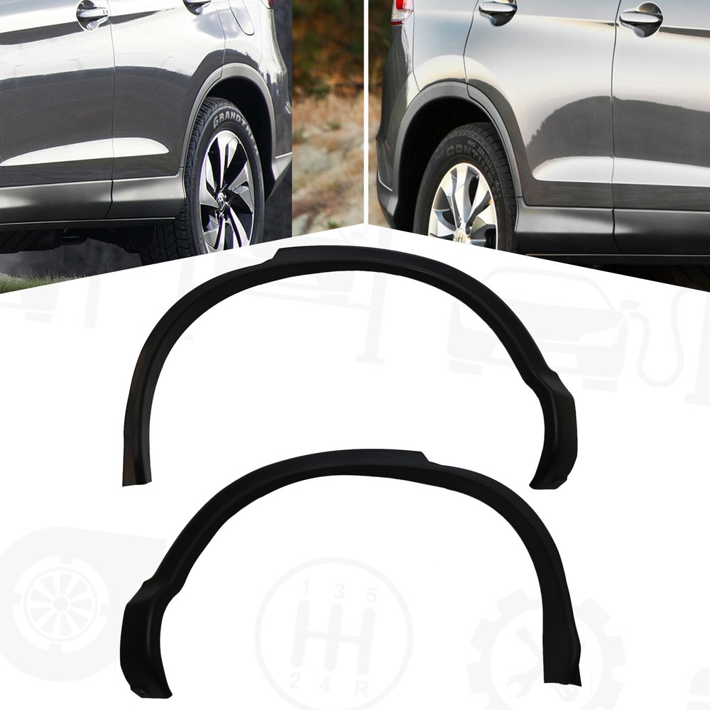Pair Rear Left&Right Side Fender Wheel Flare Trims For Honda CRV CR-V 2012-2016