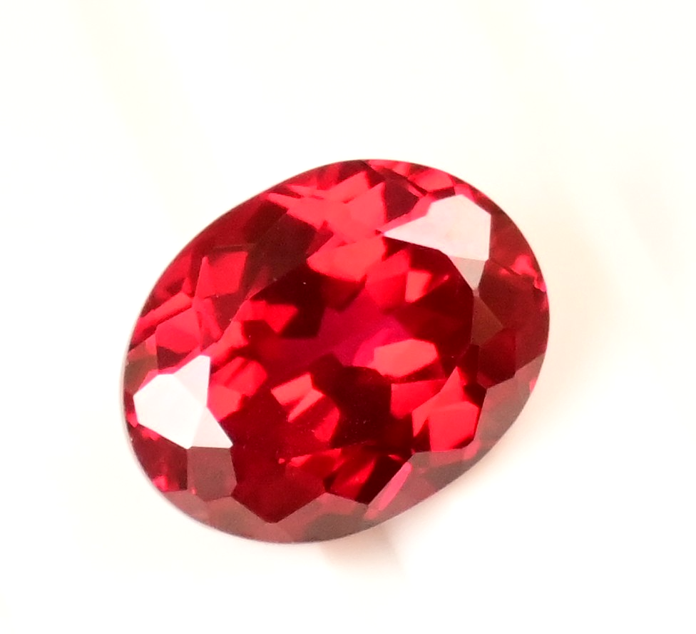 7.20 Ct Natural Mozambique Blood Red Ruby Oval Certified Flawless Loose Gemstone
