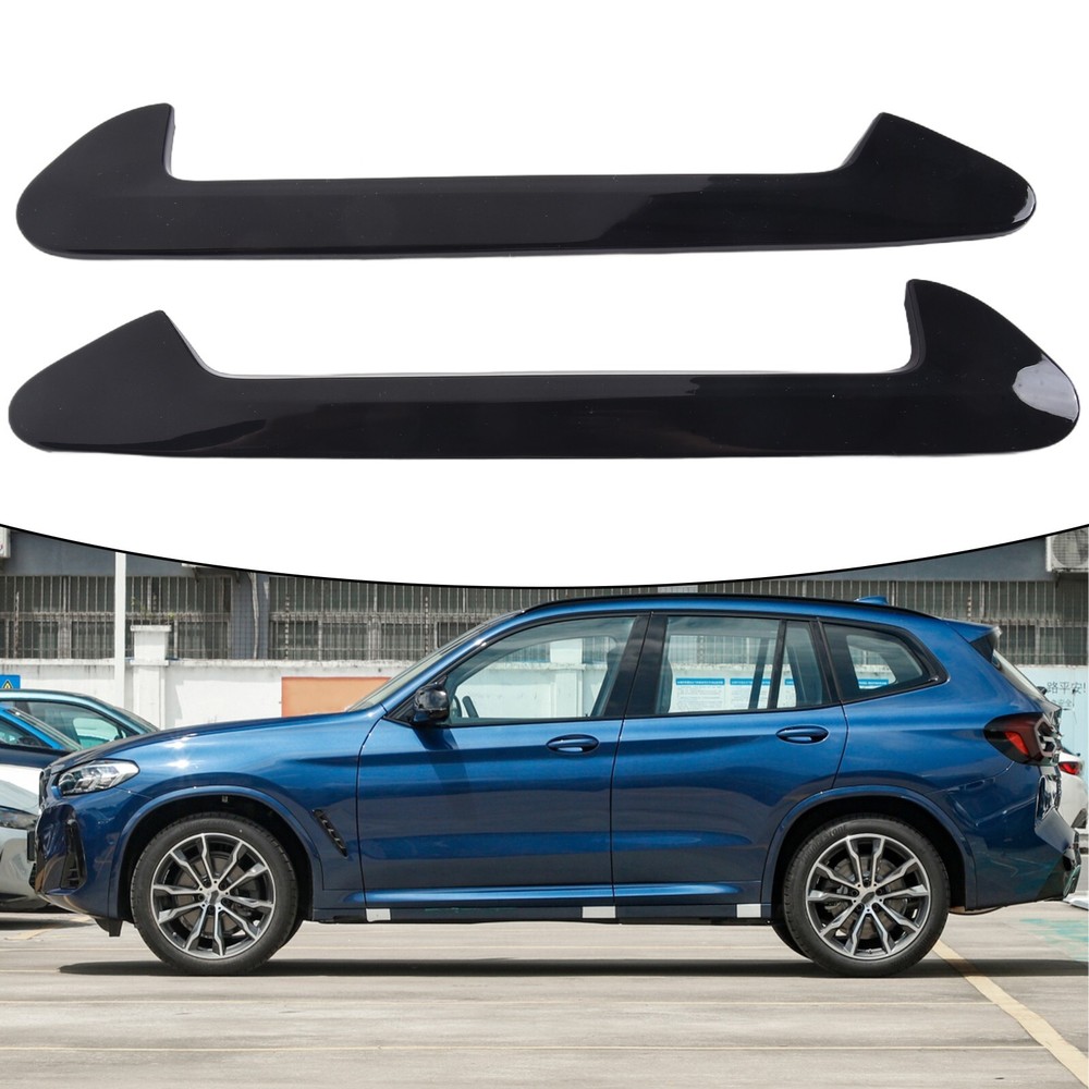 Glossy Black Side Air Fender Vent Trim for X3 G01 X4 G02 Easy Installation