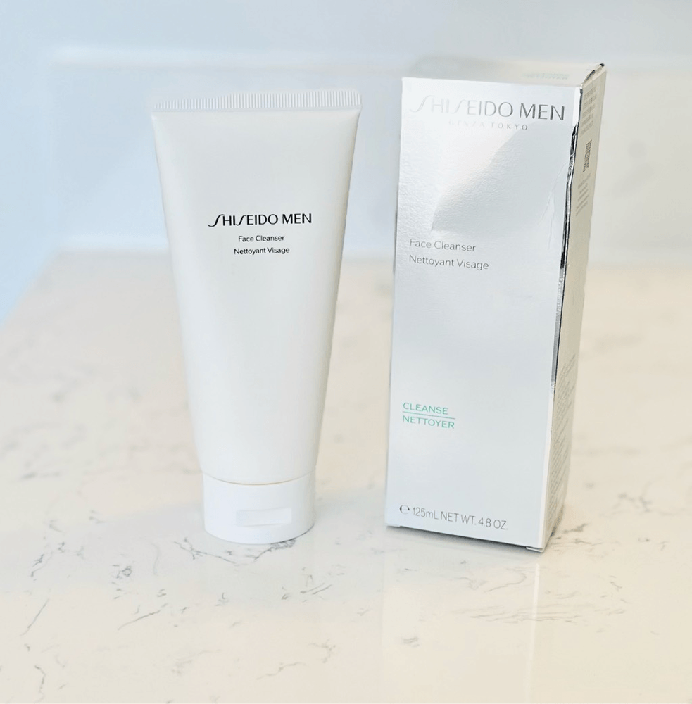 Shiseido Men Face Cleanser Cleansing Wash Shaving Foam Cream Tsubaki 4.8oz 125ml