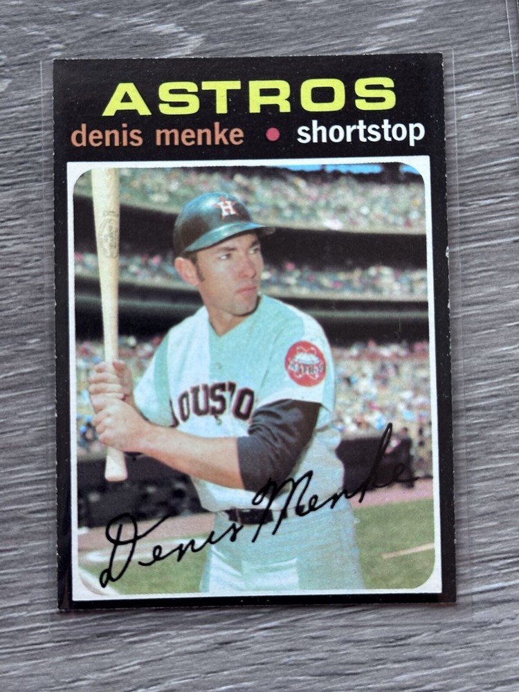 1971 Topps #130 Denis Menke Houston Astros Baseball Card