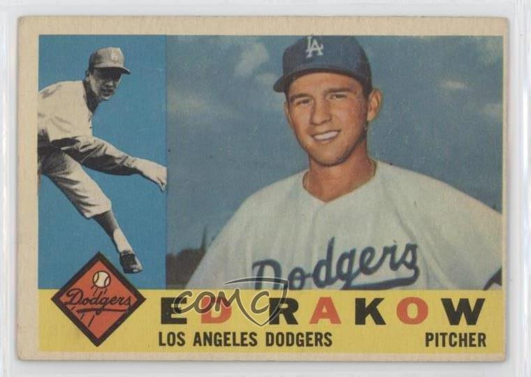 1960 Topps High Number #551 Ed Rakow Rookie RC Card  