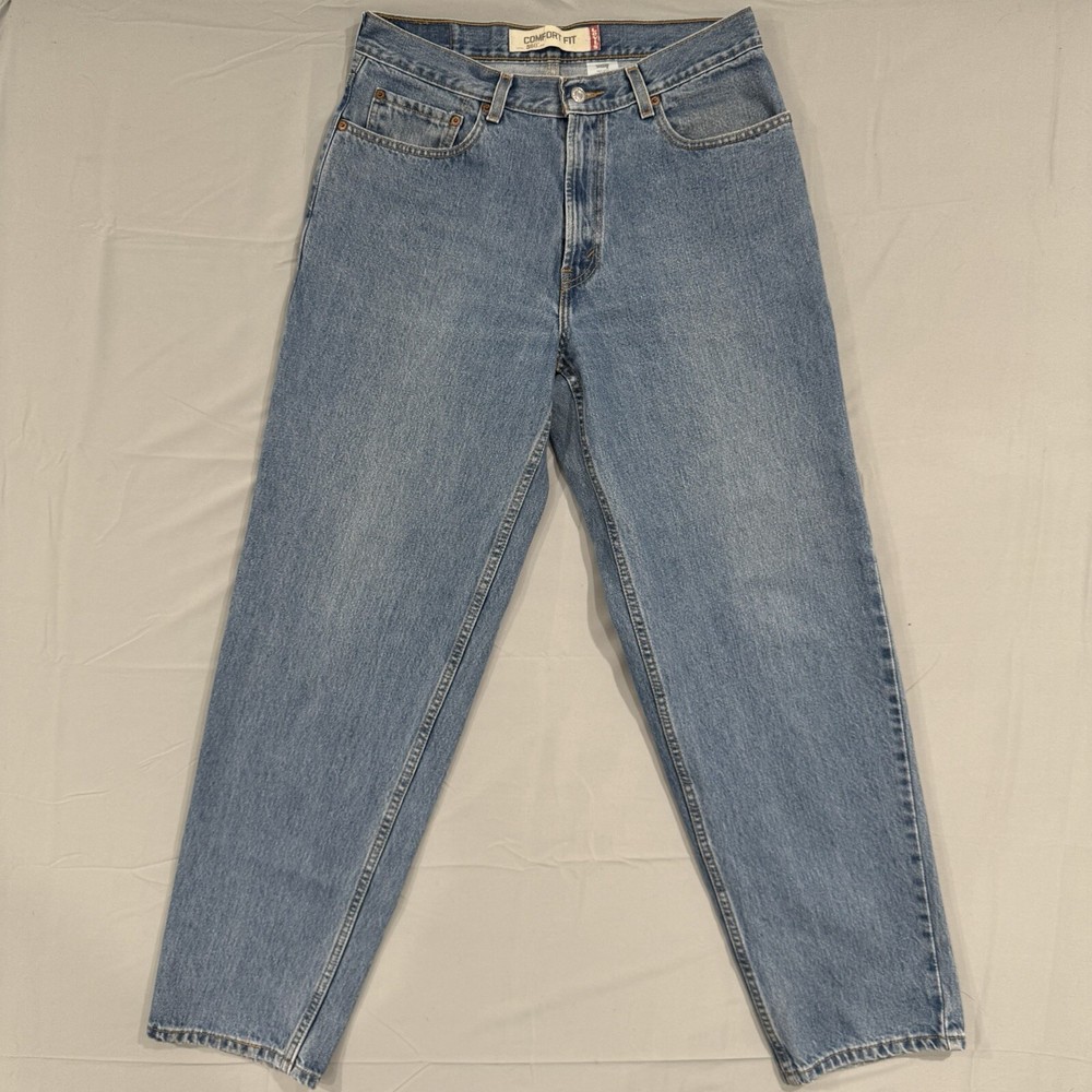 Vintage Levis 560 Jeans Mens 32x33 Blue Denim Loose Fit Tapered Y2K