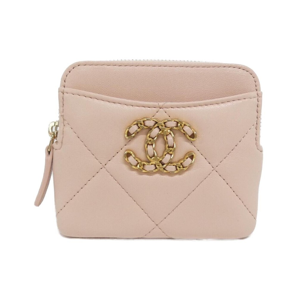 Authentic CHANEL 19 Line AP2086 Leather Coin Case 2300000692730