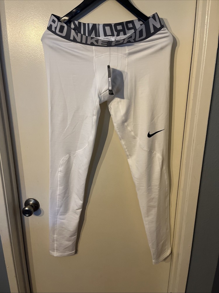 Nike Pro Warm Compression Tights Men’s Xxl  White