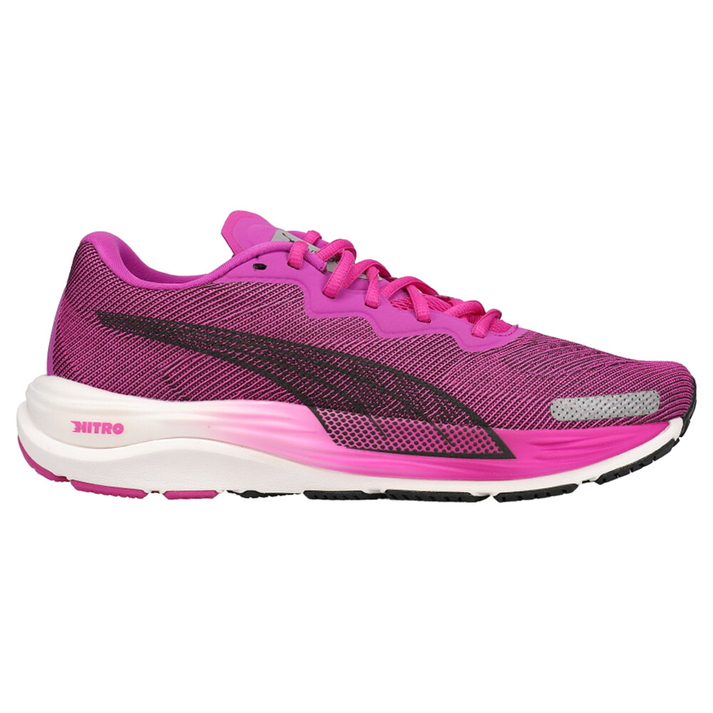 Puma Velocity Nitro 2 Womens Pink Running Sneakers 37626