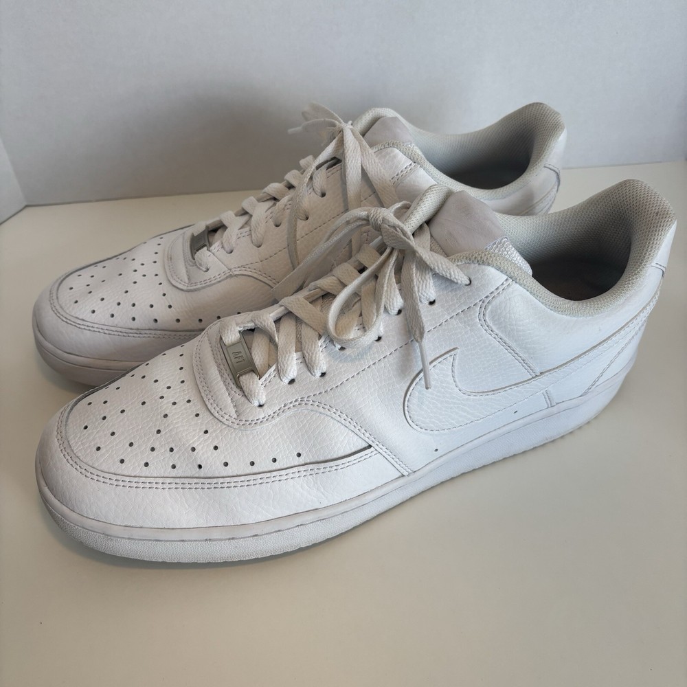 Size 12 - Nike Court Vision Low Triple White