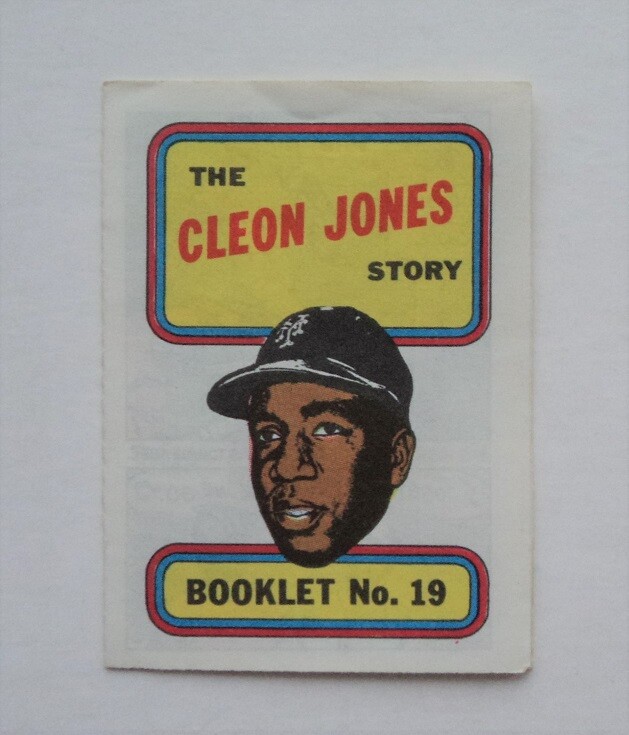 1970 Topps Booklets #19 Cleon Jones Mets - MINT - FLASH SALE-image