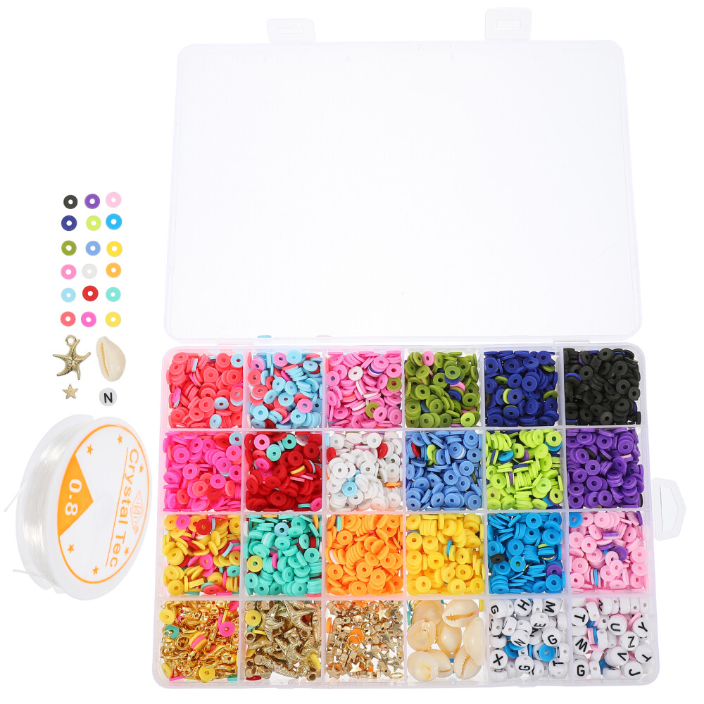 Jewelry Accessories Making Kit Clay Beads Bracelet Bohemian Decor