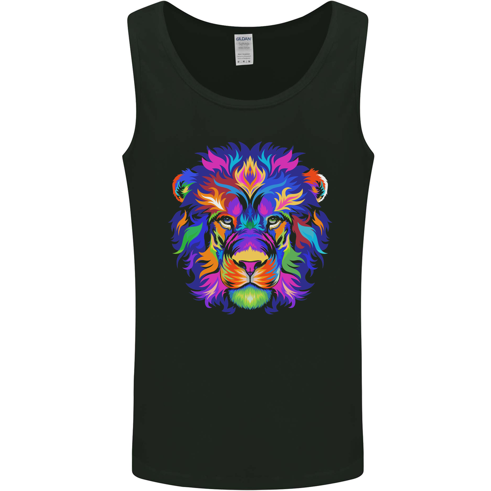 A Colourful Lion Mens Vest Tank Top