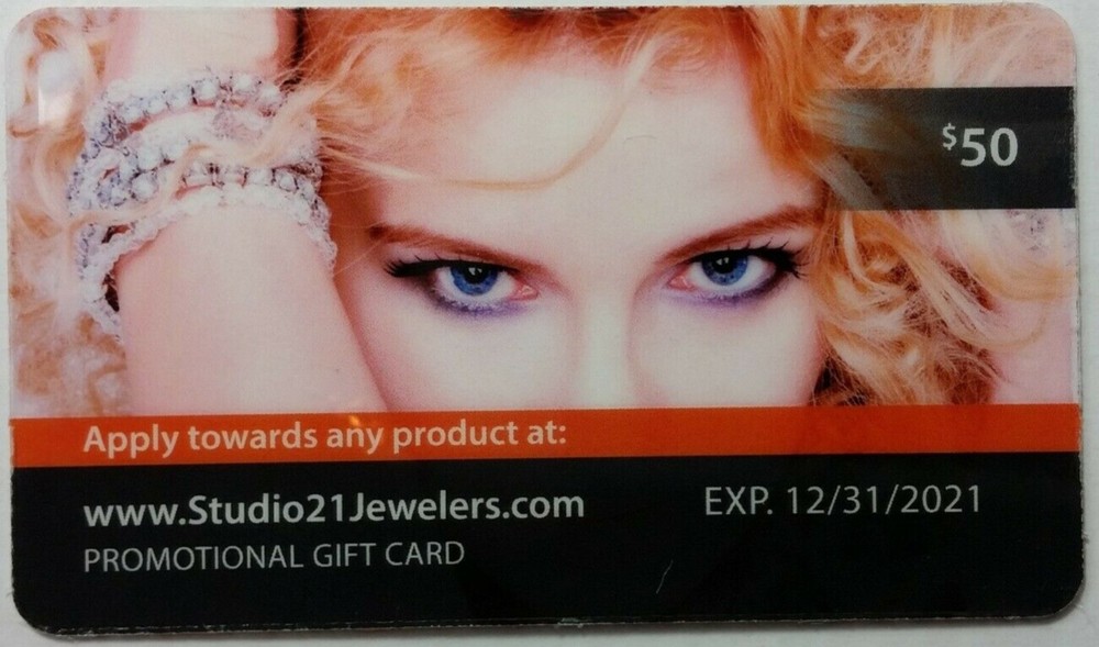 Gift Card - Studio 21 Jewelers Gift Card $50 - Free Shipping