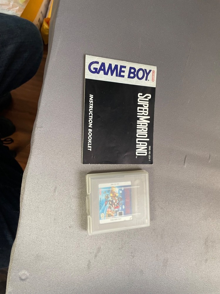 Super Mario Land (Nintendo Game Boy, 1989) W/ Manual