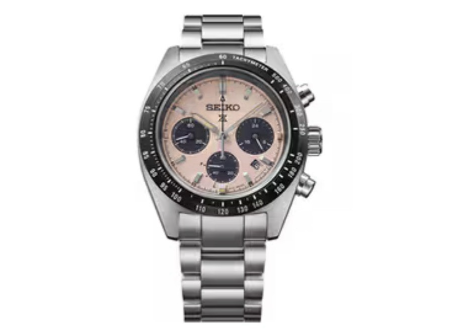 Seiko Prospex SBDL127 SPEEDTIMER Solar Chronograph Analog Classic Rose Men Watch