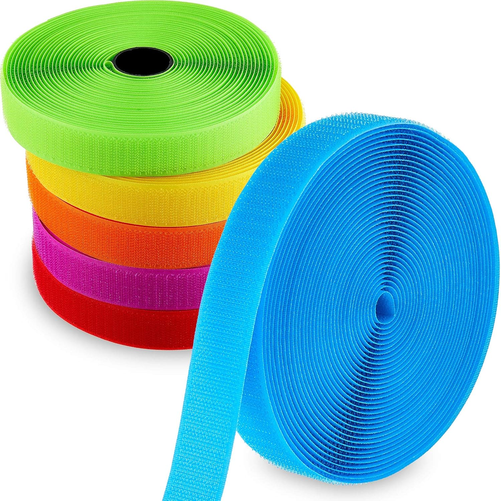 6 Rolls 150ft Nylon Carpet Marker Strips for Classroom Floor Tape