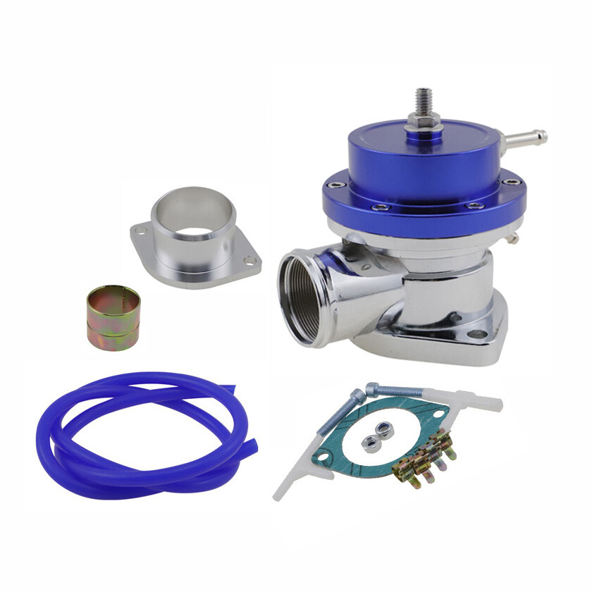Blue Type-S Turbo Blow Off Valve BOV Adjustable PSI Aluminum Universal