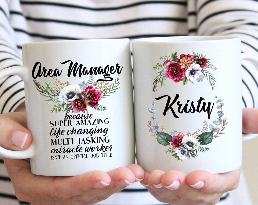 Personalized Area Manager Gift For Women L Retirement Thank You Appreciation