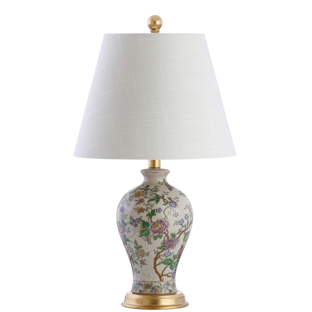 Jonathan Y JYL3009 24 Inch Brass LED Vase Table Lamp Single Light