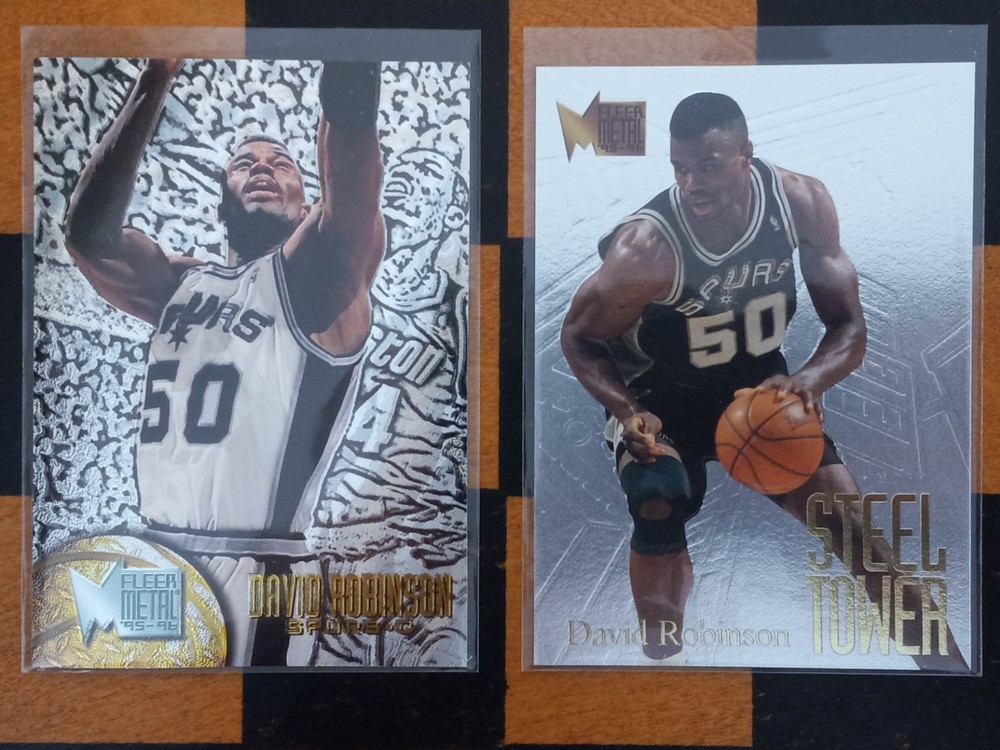 David Robinson 2 Basketball Card Lot Silver Spotlight *Excellent Condition*